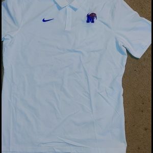 Nike size L Memphis tigers dry fit polo
